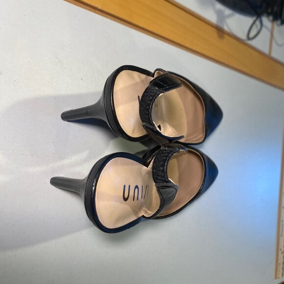 Unisa - Size 7.5M - Women's Unyanni Slingback Pointed Toe Leather Heels - Picture 5 of 11